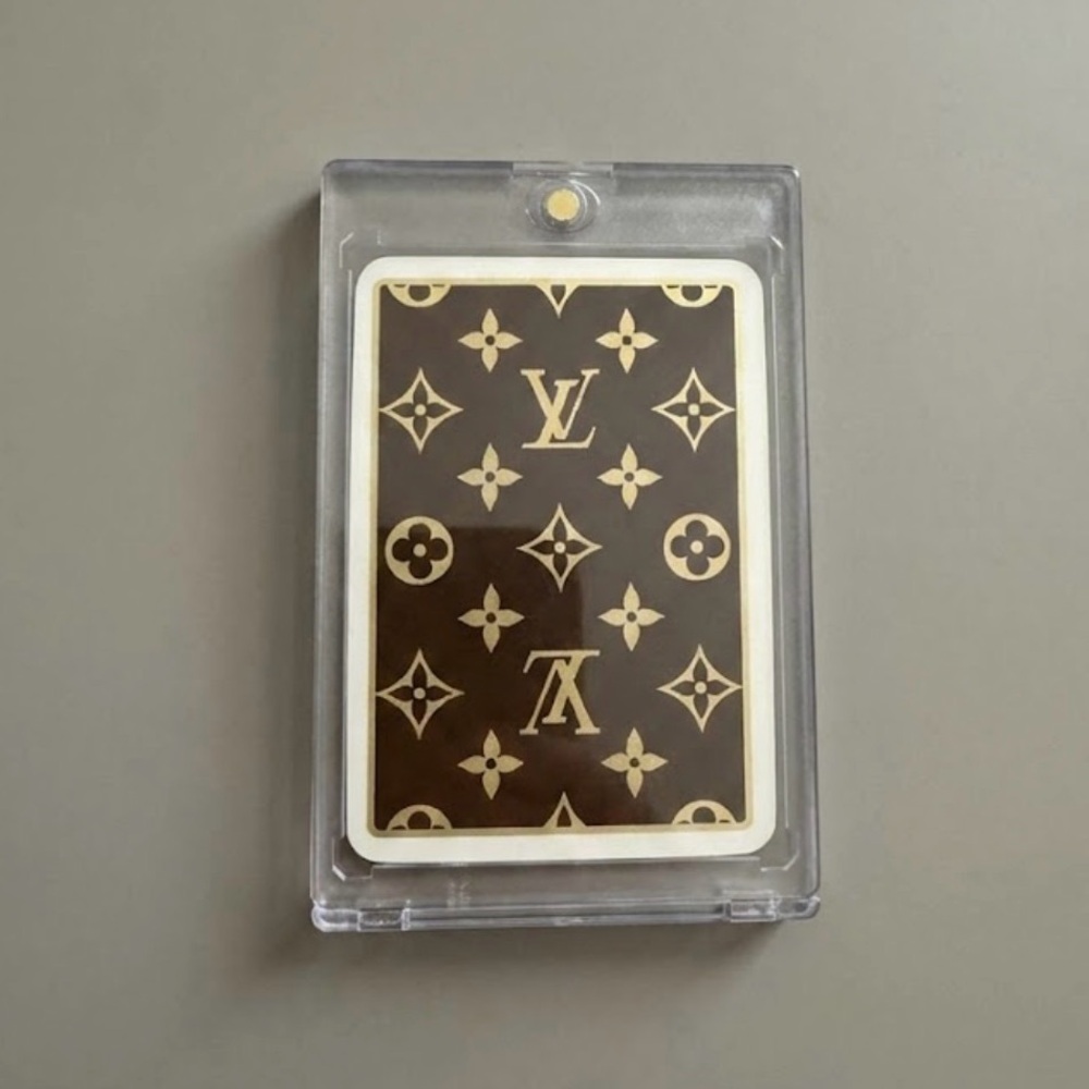 Louis Vuitton Monogram Playing Card in Case